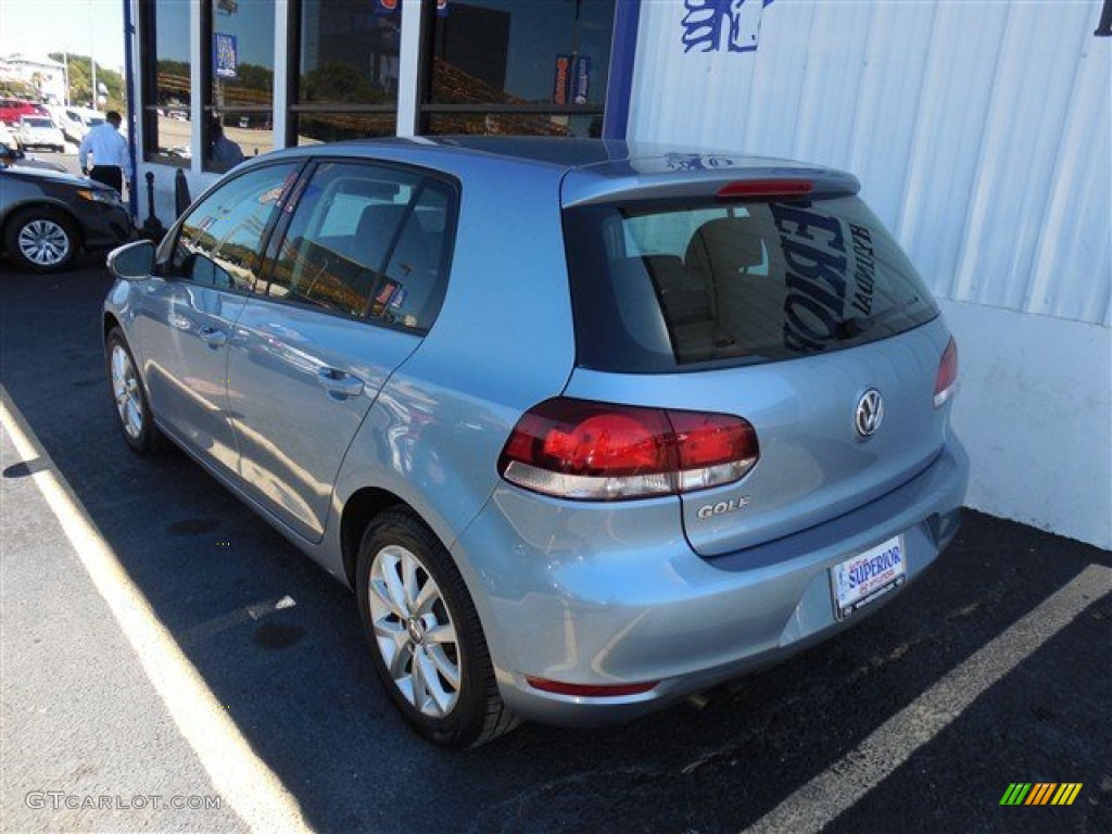 2011 Golf 4 Door - Shark Blue Metallic / Titan Black photo #7