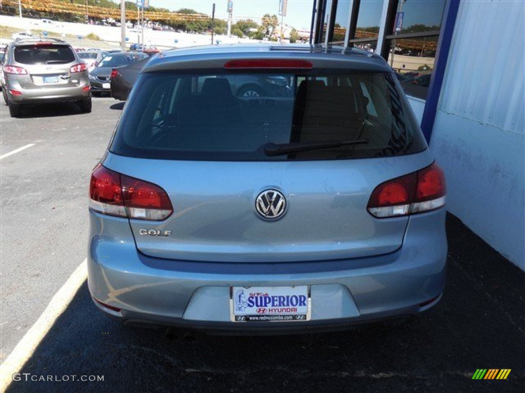2011 Golf 4 Door - Shark Blue Metallic / Titan Black photo #8