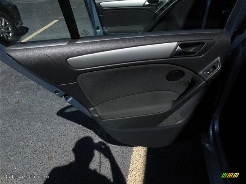 2011 Golf 4 Door - Shark Blue Metallic / Titan Black photo #15