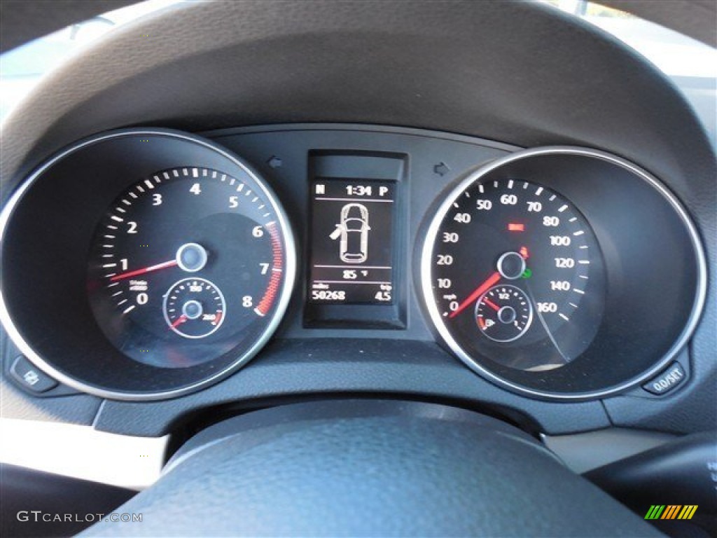 2011 Golf 4 Door - Shark Blue Metallic / Titan Black photo #24
