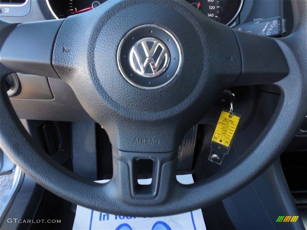 2011 Golf 4 Door - Shark Blue Metallic / Titan Black photo #25