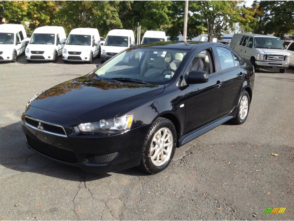 Tarmac Black Pearl 2010 Mitsubishi Lancer ES Exterior Photo #86648854