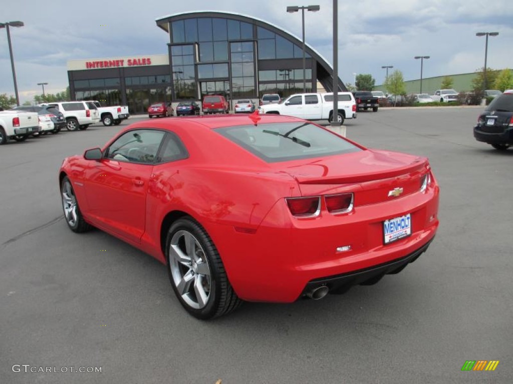 2012 Camaro SS/RS Coupe - Victory Red / Beige photo #4