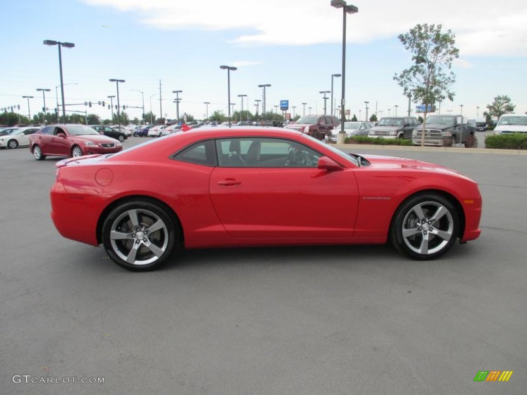 2012 Camaro SS/RS Coupe - Victory Red / Beige photo #7