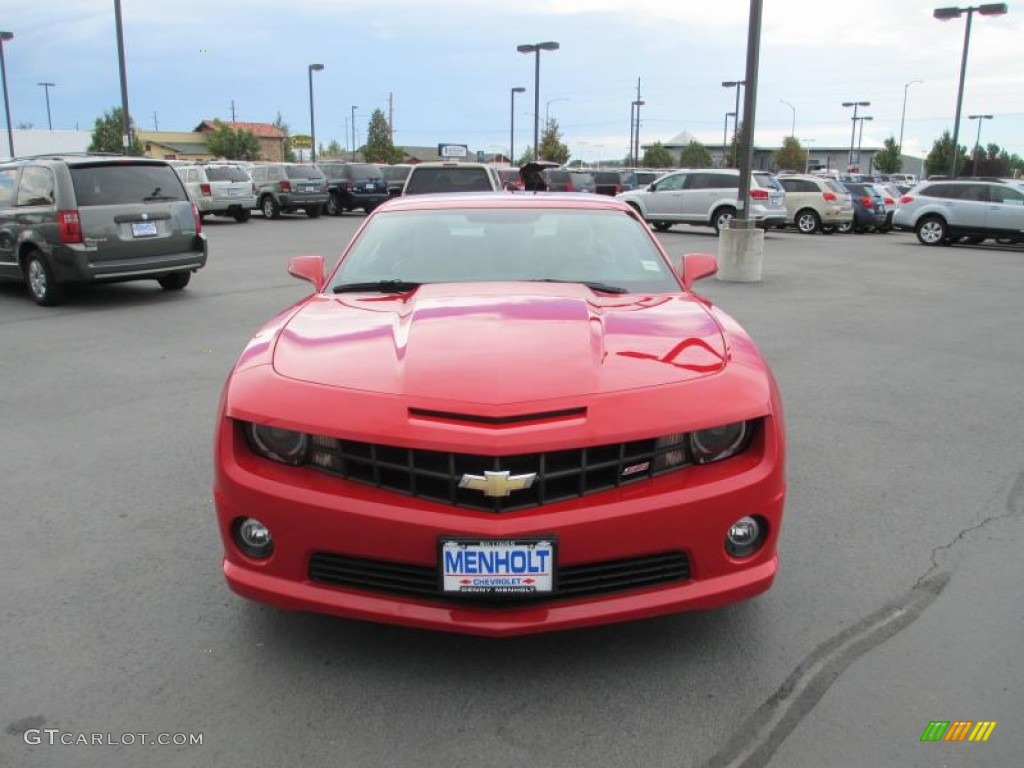 2012 Camaro SS/RS Coupe - Victory Red / Beige photo #8