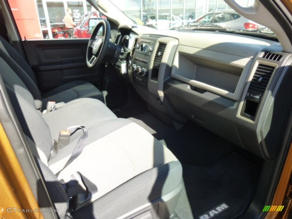 2012 Ram 1500 ST Quad Cab 4x4 - Tequila Sunrise Pearl / Dark Slate Gray/Medium Graystone photo #4