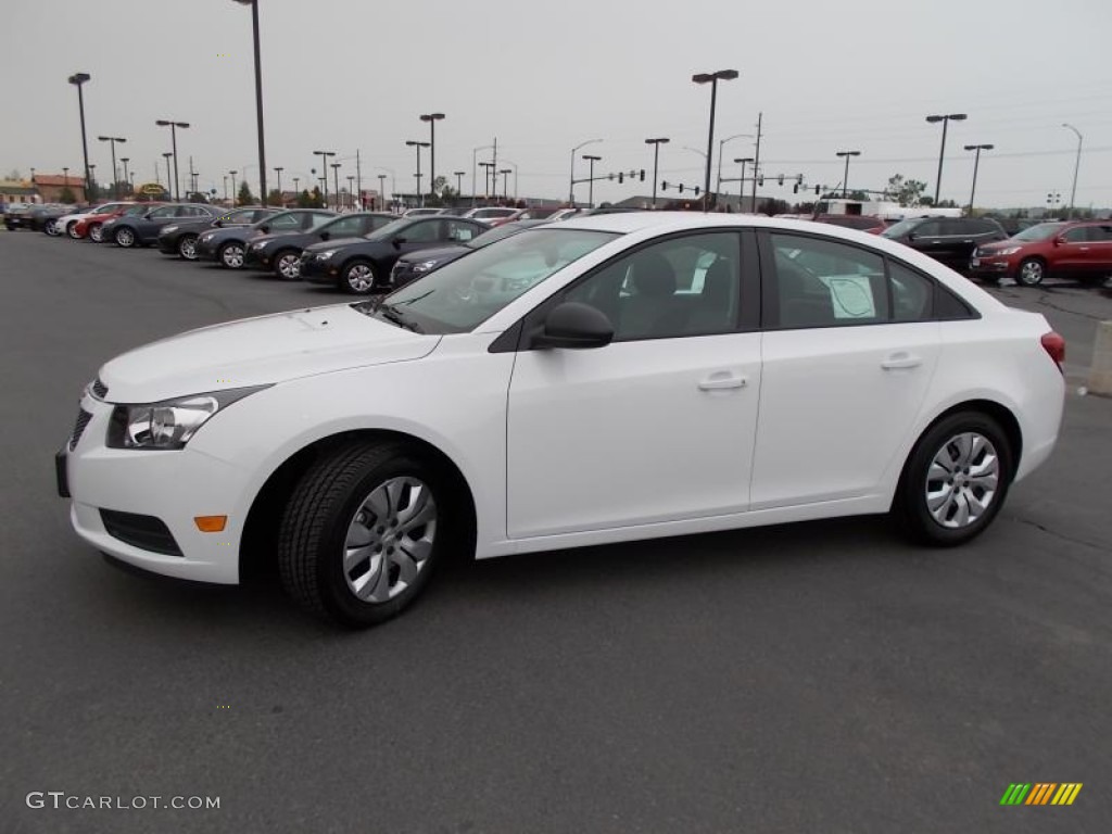 Summit White 2014 Chevrolet Cruze LS Exterior Photo #86650861