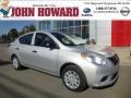 2014 Brilliant Silver Nissan Versa 1.6 S Sedan  photo #1