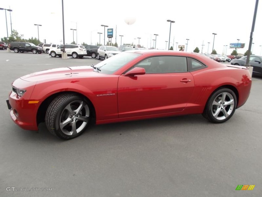 2014 Camaro LT/RS Coupe - Crystal Red Tintcoat / Black photo #6