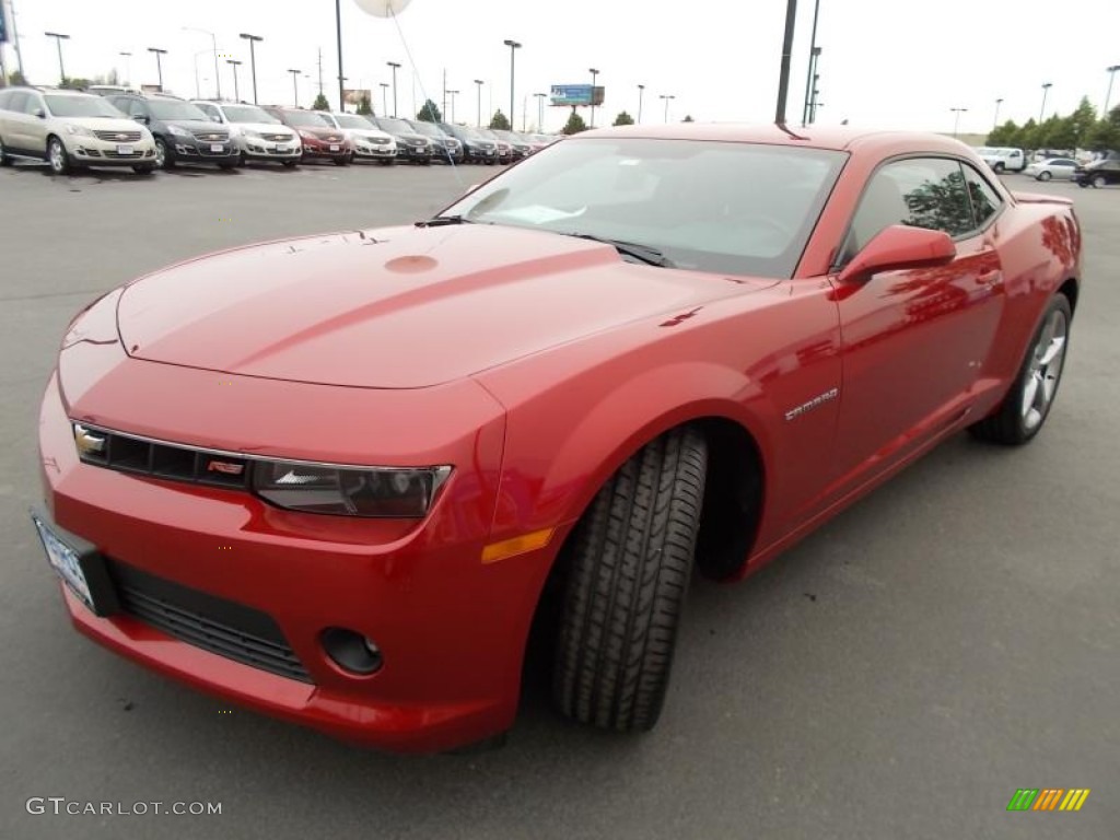 2014 Camaro LT/RS Coupe - Crystal Red Tintcoat / Black photo #7