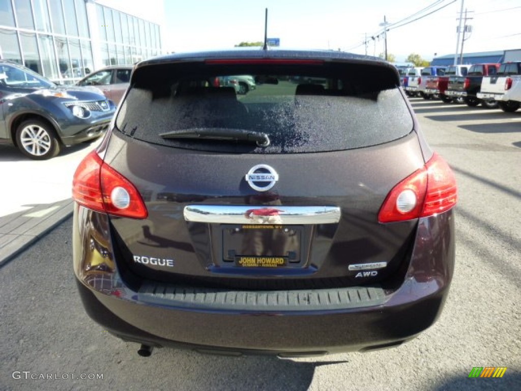 2013 Rogue S AWD - Black Amethyst / Black photo #6