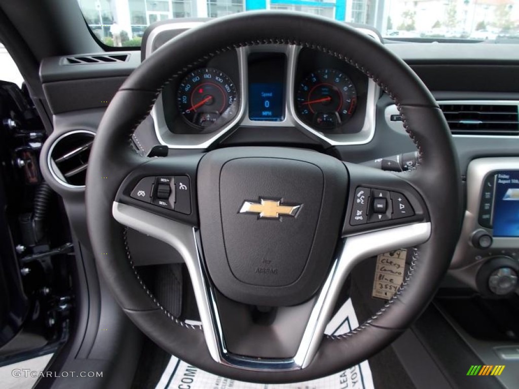 2014 Camaro LT Coupe - Blue Ray Metallic / Black photo #17