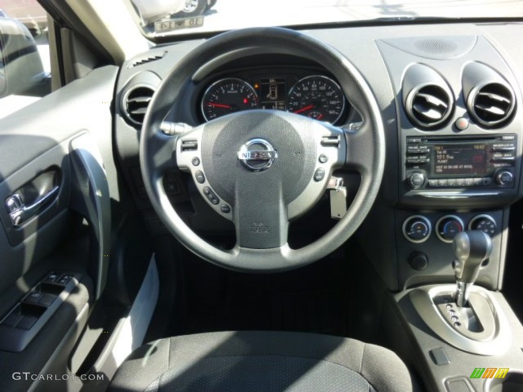 2013 Rogue S AWD - Black Amethyst / Black photo #14