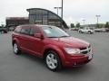 2010 Inferno Red Crystal Pearl Coat Dodge Journey SXT AWD  photo #1