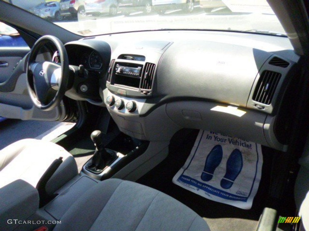 2010 Elantra GLS - Ebony Black / Gray photo #16