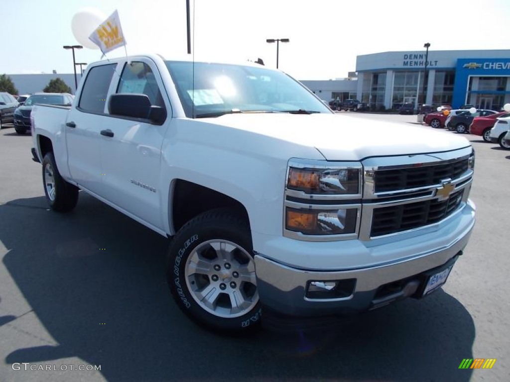 2014 Silverado 1500 LT Z71 Crew Cab 4x4 - Summit White / Jet Black photo #1