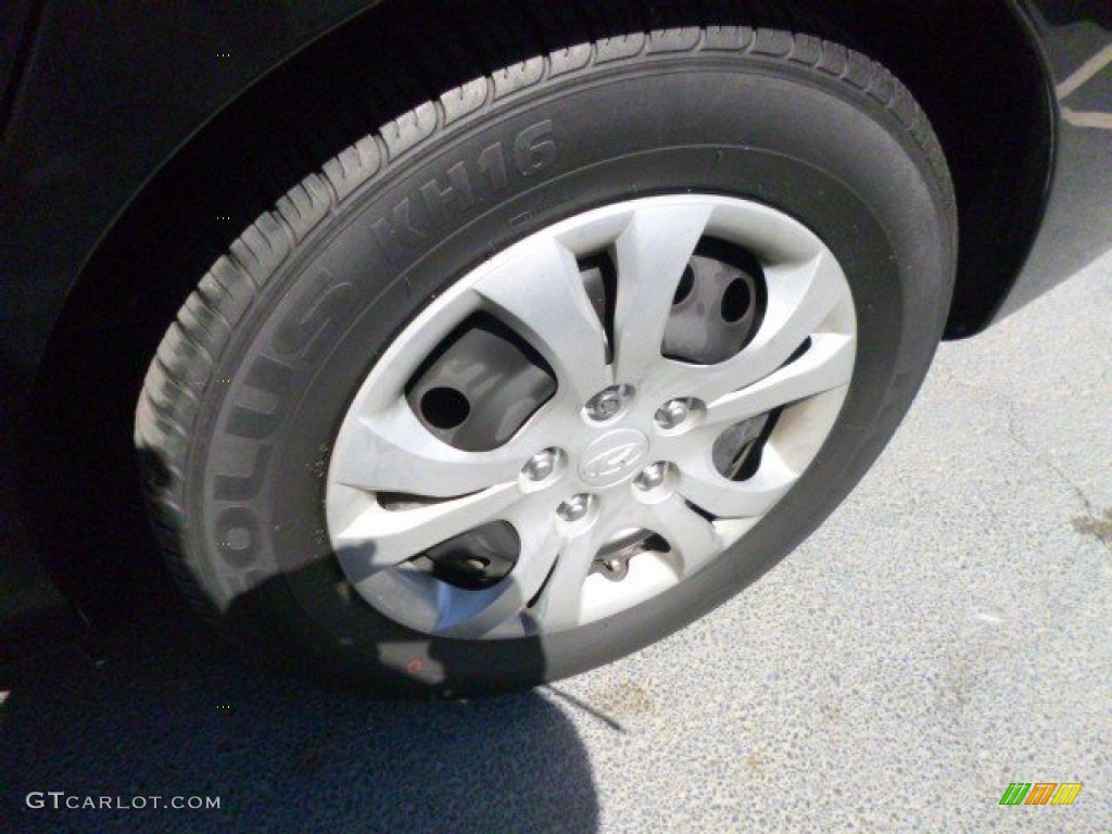 2010 Elantra GLS - Ebony Black / Gray photo #22
