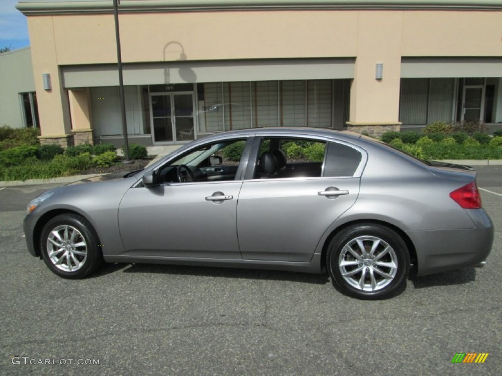 2007 G 35 x Sedan - Platinum Graphite Metallic / Graphite Black photo #4
