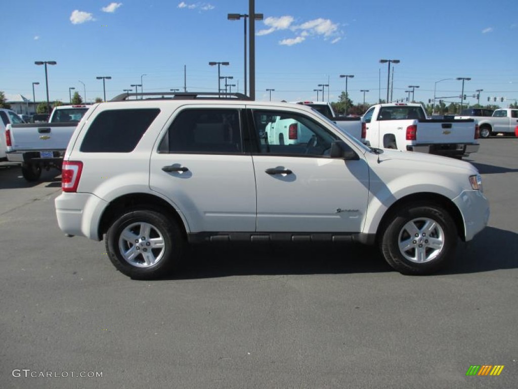 White Suede 2010 Ford Escape Hybrid 4WD Exterior Photo #86654743