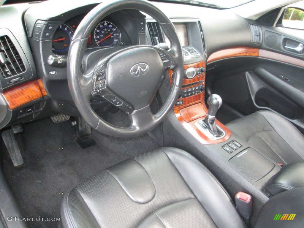 Graphite Black Interior 2007 Infiniti G 35 x Sedan Photo #86654755