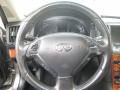 2007 Infiniti G Graphite Black Interior Steering Wheel Photo