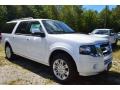2014 White Platinum Ford Expedition EL Limited 4x4  photo #1