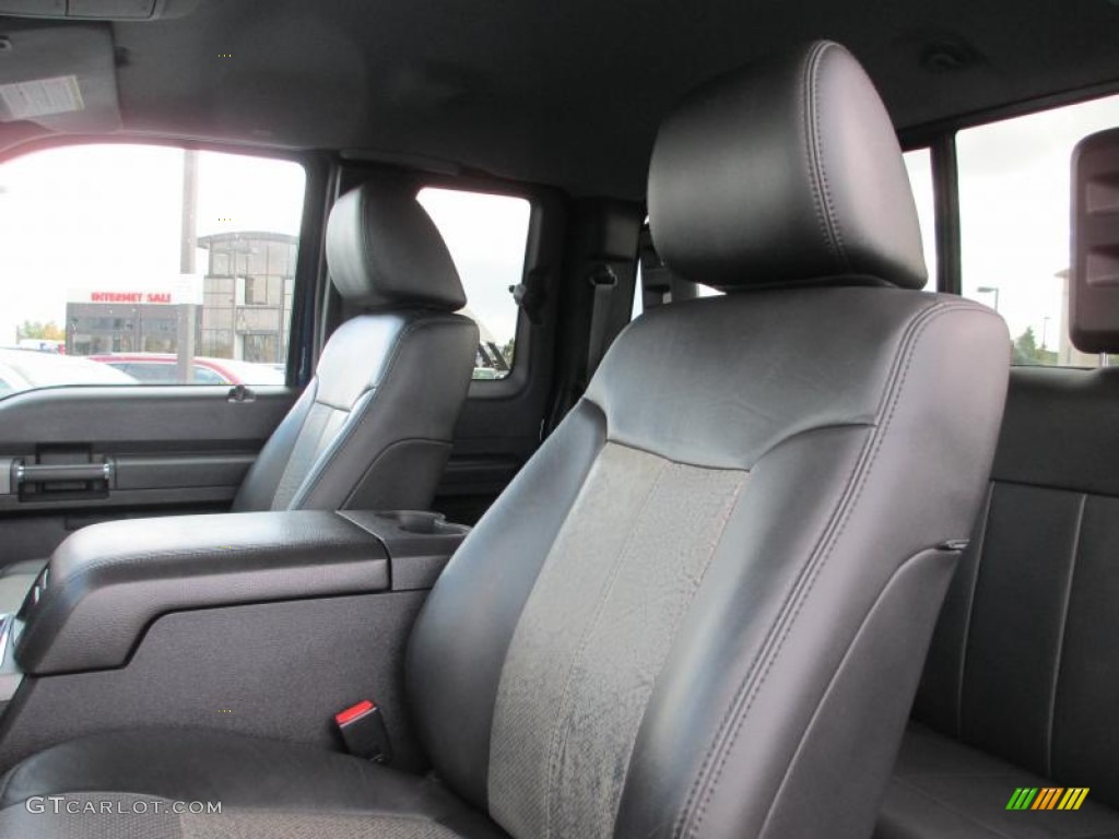 2011 Ford F350 Super Duty Lariat SuperCab 4x4 Front Seat Photo #86655607