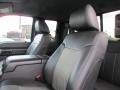 2011 Ford F350 Super Duty Black Interior Front Seat Photo