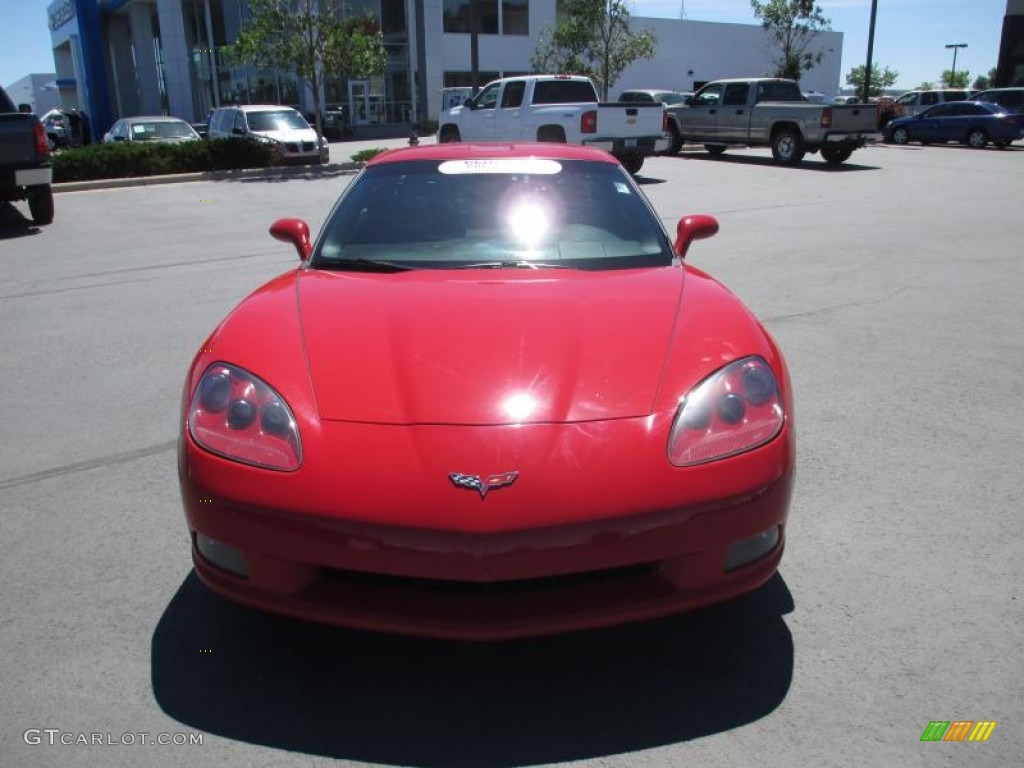 2009 Corvette Coupe - Victory Red / Ebony photo #7