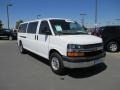 2013 Summit White Chevrolet Express LT 3500 Passenger Van  photo #1