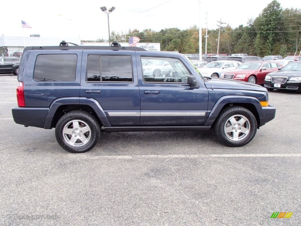 2010 Commander Sport 4x4 - Modern Blue Pearl / Dark Slate Gray photo #4