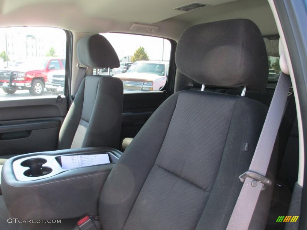 2011 Silverado 1500 LS Crew Cab 4x4 - Blue Granite Metallic / Ebony photo #11