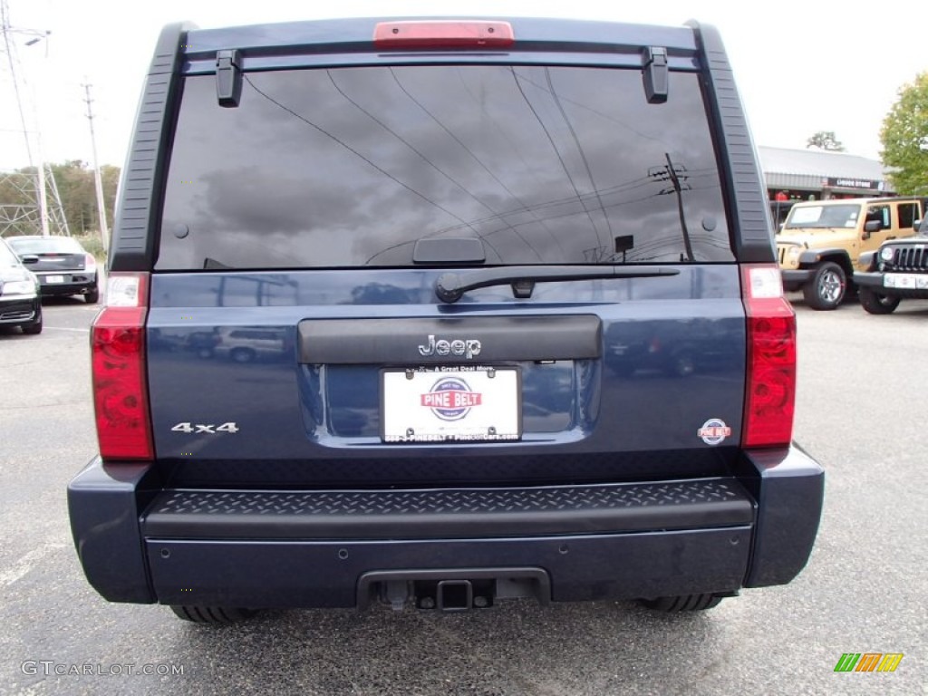 2010 Commander Sport 4x4 - Modern Blue Pearl / Dark Slate Gray photo #8