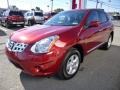 2013 Cayenne Red Nissan Rogue S AWD  photo #3