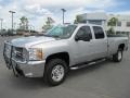 Sheer Silver Metallic - Silverado 2500HD LTZ Crew Cab 4x4 Photo No. 2