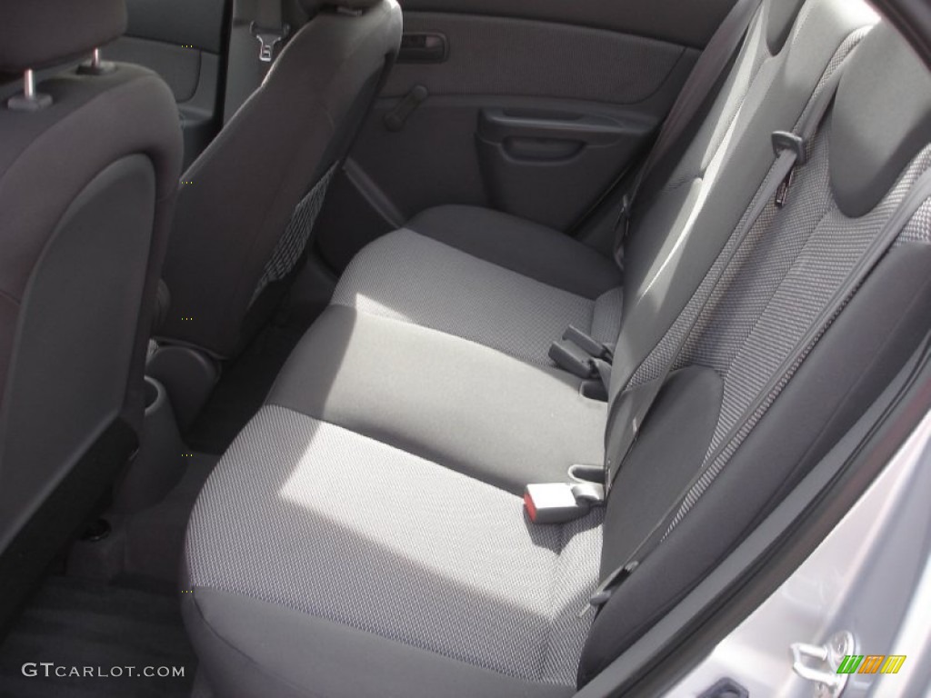 2009 Kia Rio LX Sedan Rear Seat Photo #86658413
