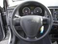 2009 Kia Rio Gray Interior Steering Wheel Photo