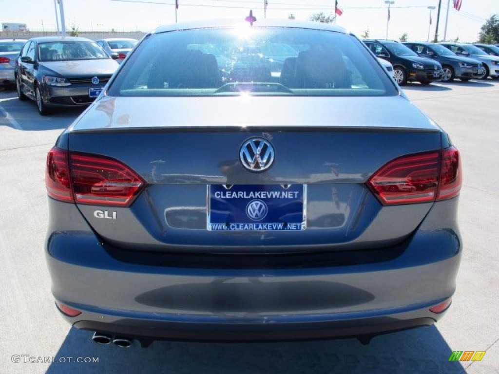 2014 Jetta GLI Autobahn - Platinum Gray Metallic / Titan Black photo #5