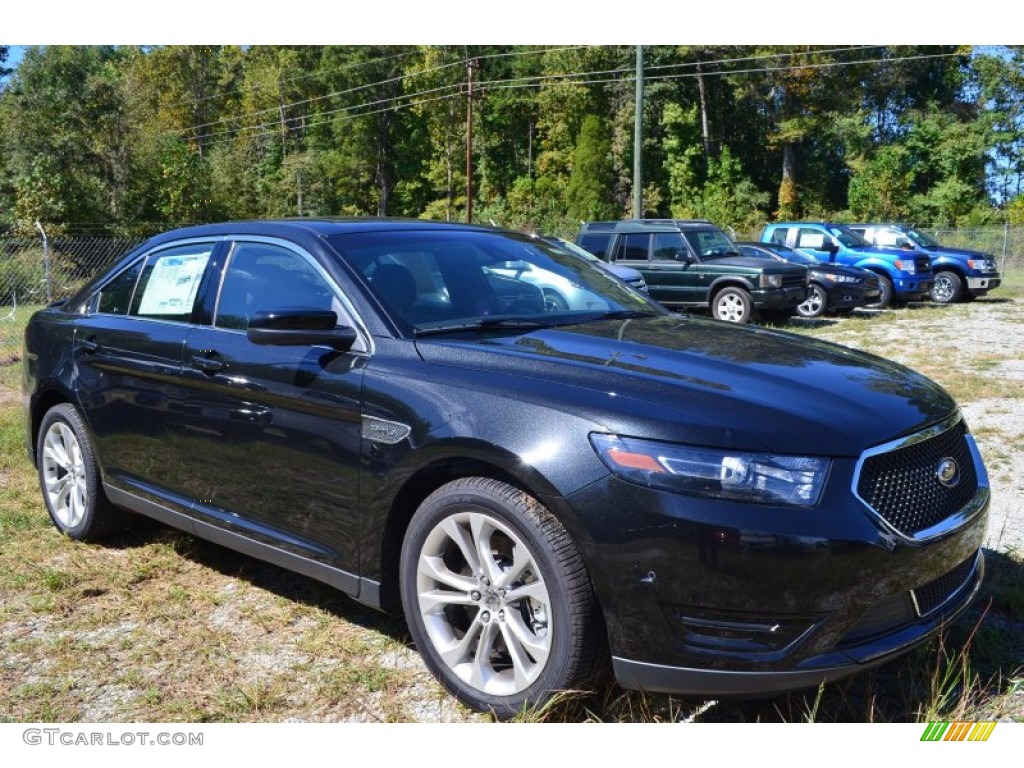 2013 Taurus SHO AWD - Tuxedo Black Metallic / SHO Charcoal Black Leather photo #1