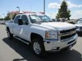 Summit White - Silverado 3500HD LTZ Crew Cab 4x4 Dually Photo No. 1