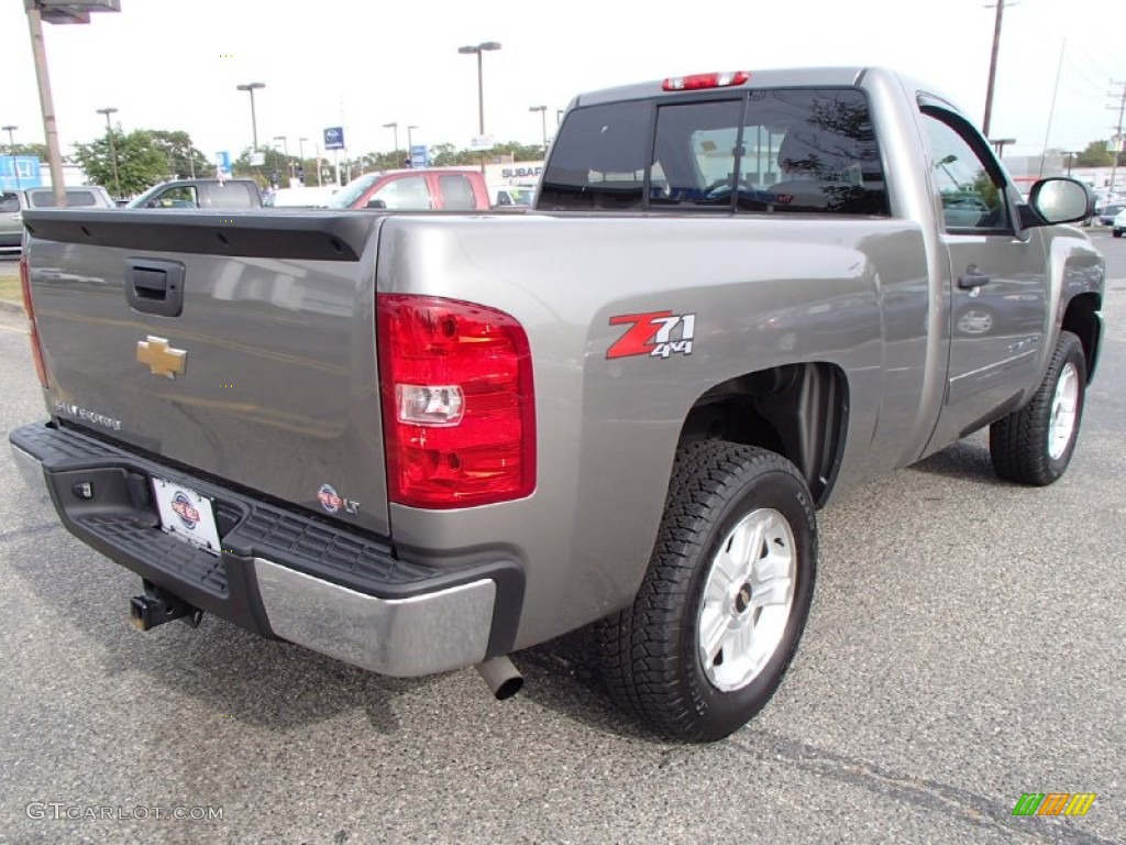 2012 Silverado 1500 LT Regular Cab 4x4 - Graystone Metallic / Ebony photo #7