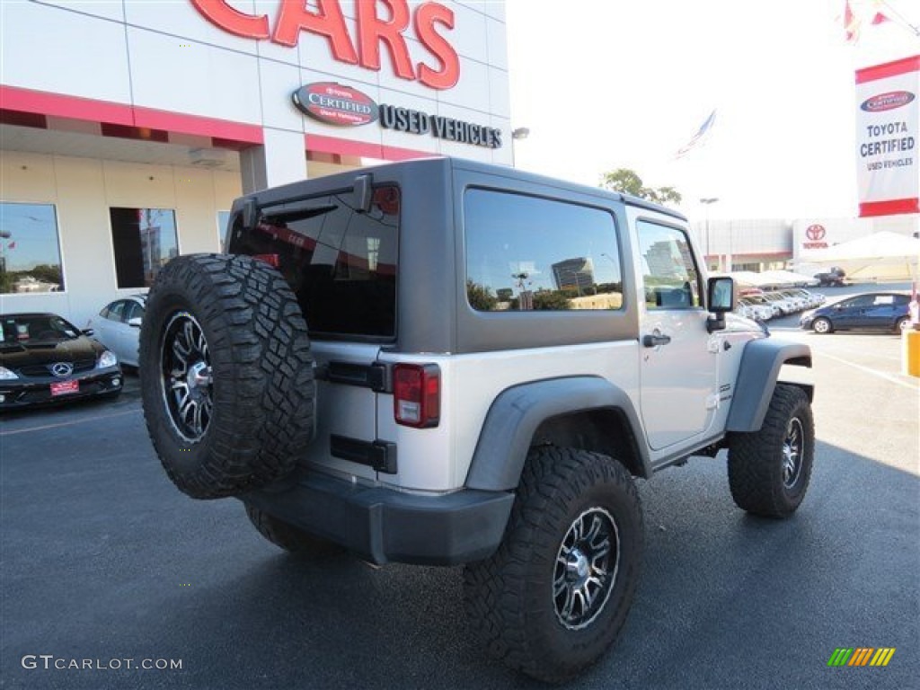 2011 Wrangler Sport S 4x4 - Bright Silver Metallic / Black photo #7