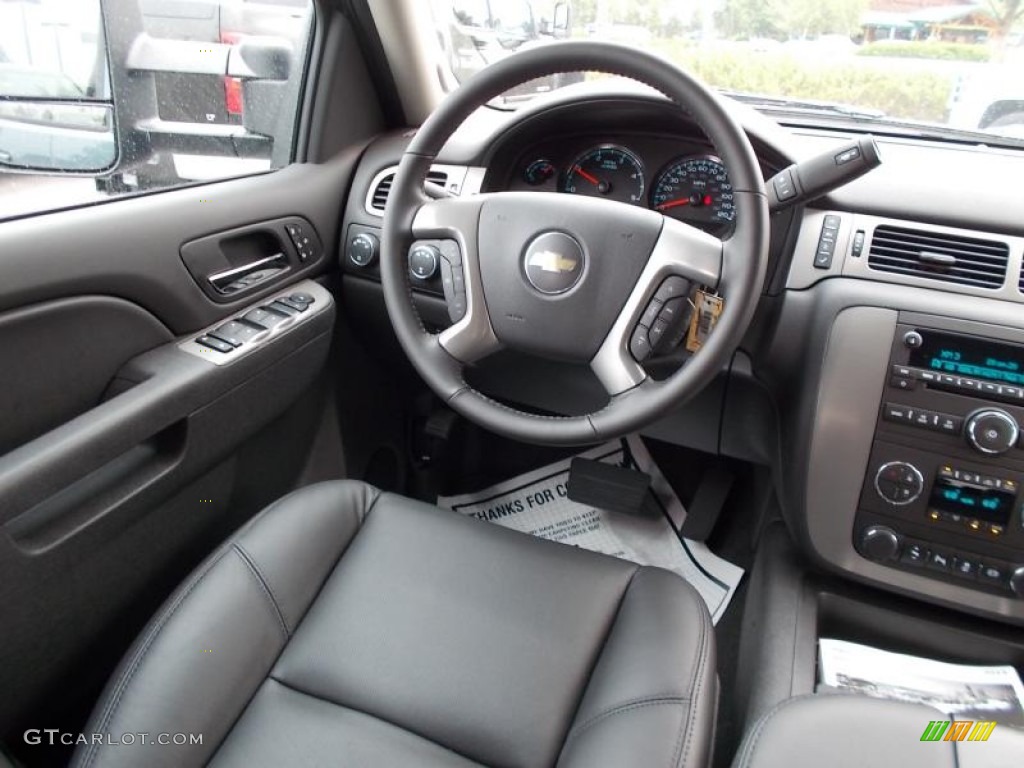2014 Silverado 3500HD LTZ Crew Cab 4x4 - Blue Granite Metallic / Ebony photo #11