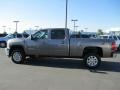 2014 Mocha Steel Metallic Chevrolet Silverado 3500HD LTZ Crew Cab 4x4  photo #3