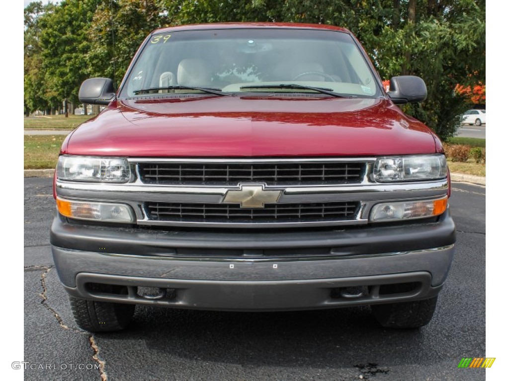 2004 Suburban 1500 LT 4x4 - Sport Red Metallic / Tan/Neutral photo #2