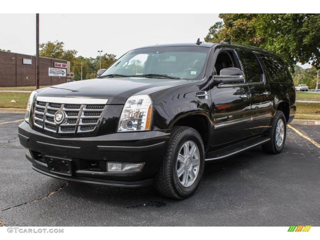 2007 Escalade ESV AWD - Black Raven / Ebony/Ebony photo #1
