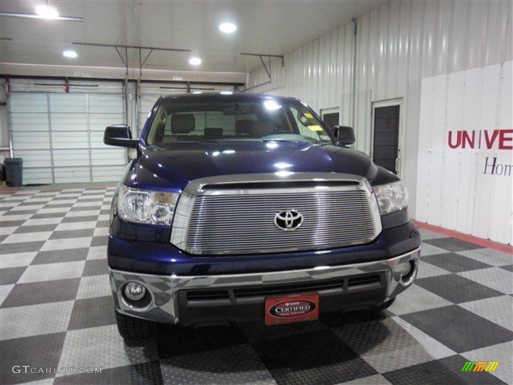 2011 Tundra SR5 CrewMax - Nautical Blue / Sand Beige photo #2