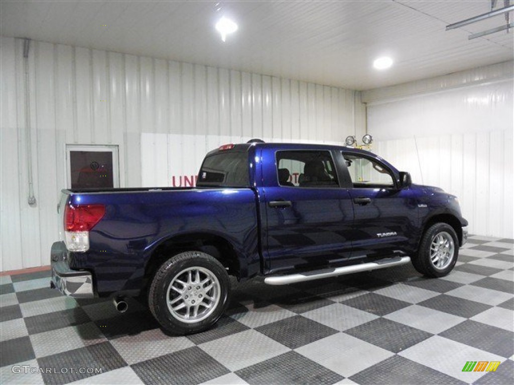 2011 Tundra SR5 CrewMax - Nautical Blue / Sand Beige photo #7