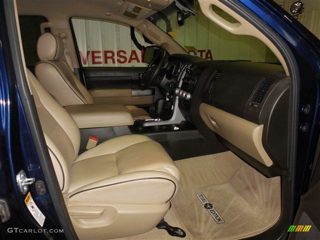 2011 Tundra SR5 CrewMax - Nautical Blue / Sand Beige photo #17