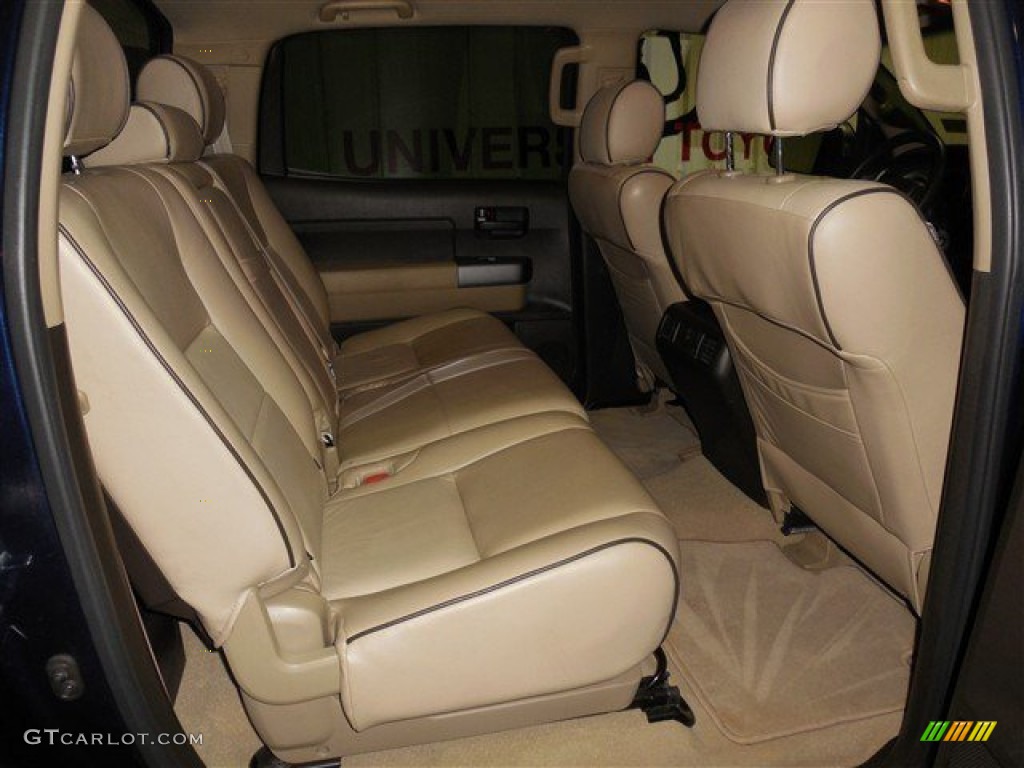 2011 Tundra SR5 CrewMax - Nautical Blue / Sand Beige photo #19